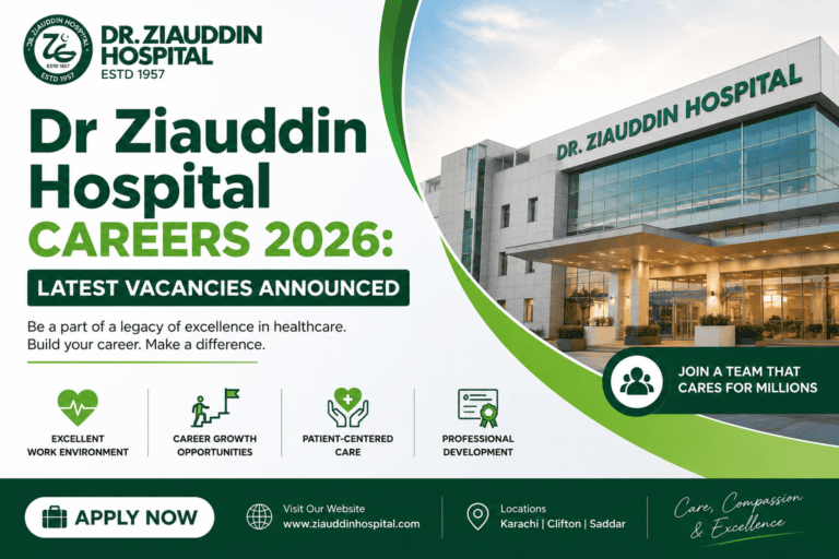 Dr Ziauddin Hospital Careers 2026: Latest Vacancies Announced